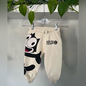 Zara Infant Felix The Cat Jogger Sweatpants